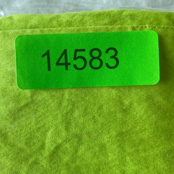 Orly Women's‎ Neon Lime Denim Ankle Crop High Rise Pants Size 14 - Picture 13 of 13